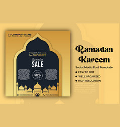 Ramadan Sale Social Media And Instagram Post