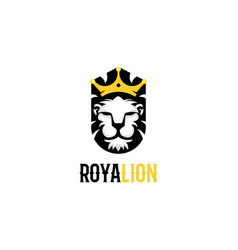 Royal Lion Logo Design Sign