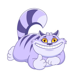 Cheshire Cat Showing Thumbs Up Sign