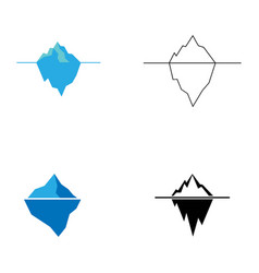 Simple Iceberg Icon Design