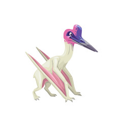 Cartoon Quetzalcoatlus Dinosaur Character