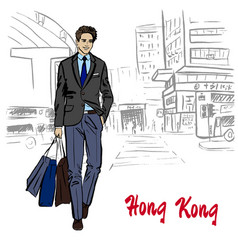 Man On Hong Kong