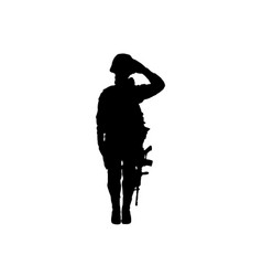 Soldier Silhouette Art