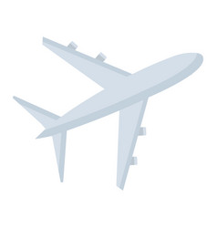 A Simple Airplane On Light Background For Use