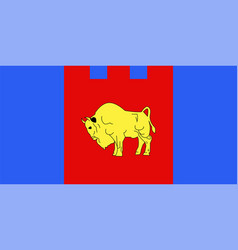 Flag Brest Region In Republic Belarus