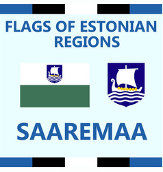 Flag Of Estonian Region Saaremaa