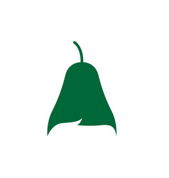 Fresh Peer Fruit Icon Logo