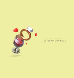 Color Concept Of Marriage Proposal Romantic