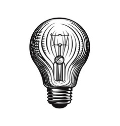 Light Bulb Sketch Icon