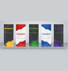 Print Ready Roll Up Banner Design Set