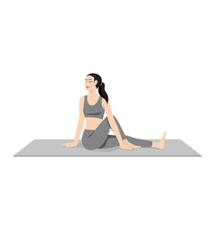 Yoga Asana Twist Vector Images (over 170)