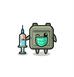 School Bag Mascot As Vaccinator