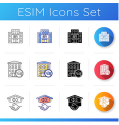 University Life Icons Set