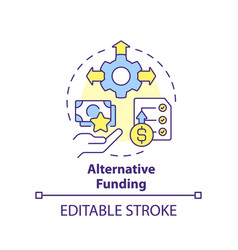 Alternative Funding Concept Icon