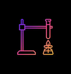 Spirit Lamp Fire With Test Tube Linear