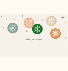 Christmas Background With Geometric Shapes