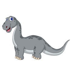 Cute Dinosaur Cartoon Looking At Camera