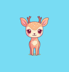 Funny Deer In Cartoon Style