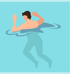 Swimming breaststroke butterfly and free style Vector Image