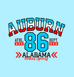 Auburn Alabama Vintage College T Shirts