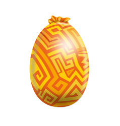 Labyrinth Painted Easter Egg