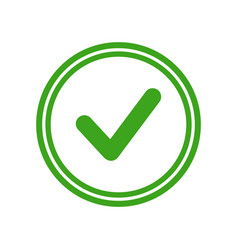 Valid Seal Icon Green Circle With Green Tick