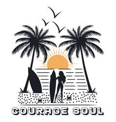 Courage Soul On The Beach