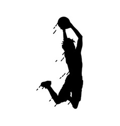 Splash Silhouette Slam Dunk