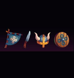 Viking Cartoon Game Ui Icons