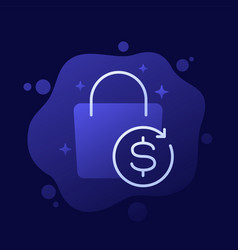 Cashback Icon With A Bag Design