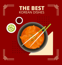 Hand Drawn Korean Restaurant Posts