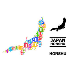 Mosaic Map Honshu Island Financial