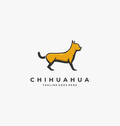 Logo Chihuahua Pose Mascot Cartoon