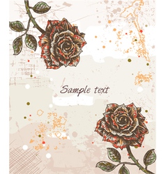 Vintage floral background Royalty Free Vector Image