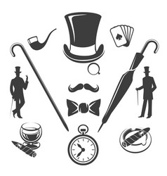 Vintage Gentlemen Symbols