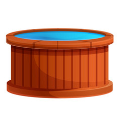 Healthy Jacuzzi Icon Cartoon Style