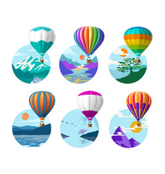 Hot Air Balloon Aerial Travel Adventure Journey