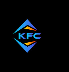 Kfc Abstract Technology Logo Design On Black