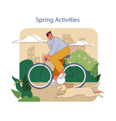 Spring Activities Concept