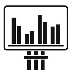 Graph Comparison Icon Simple Compare