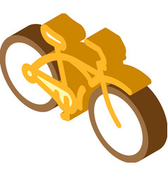 Cruiser Bike Isometric Icon