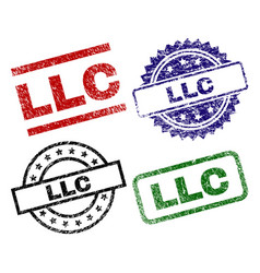 Damaged Textured Llc Stamp Seals