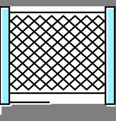 Chain Fence Color Icon