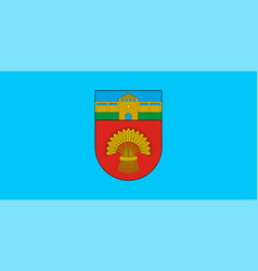 Flag Minsk District In Republic Belarus