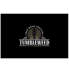 Tumbleweed Guitar Country Music Band Fest Logo