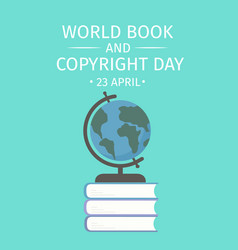 World Book And Copyright Day A Stack Books