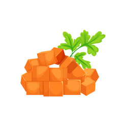 Carrot Orange Cut Cartoon