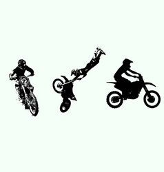 Motocross Jump Logo Freestyle