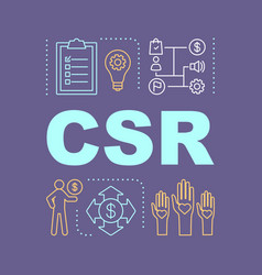 Csr Word Concepts Banner