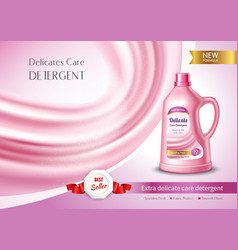 Delicate Care Detergent Ad Poster